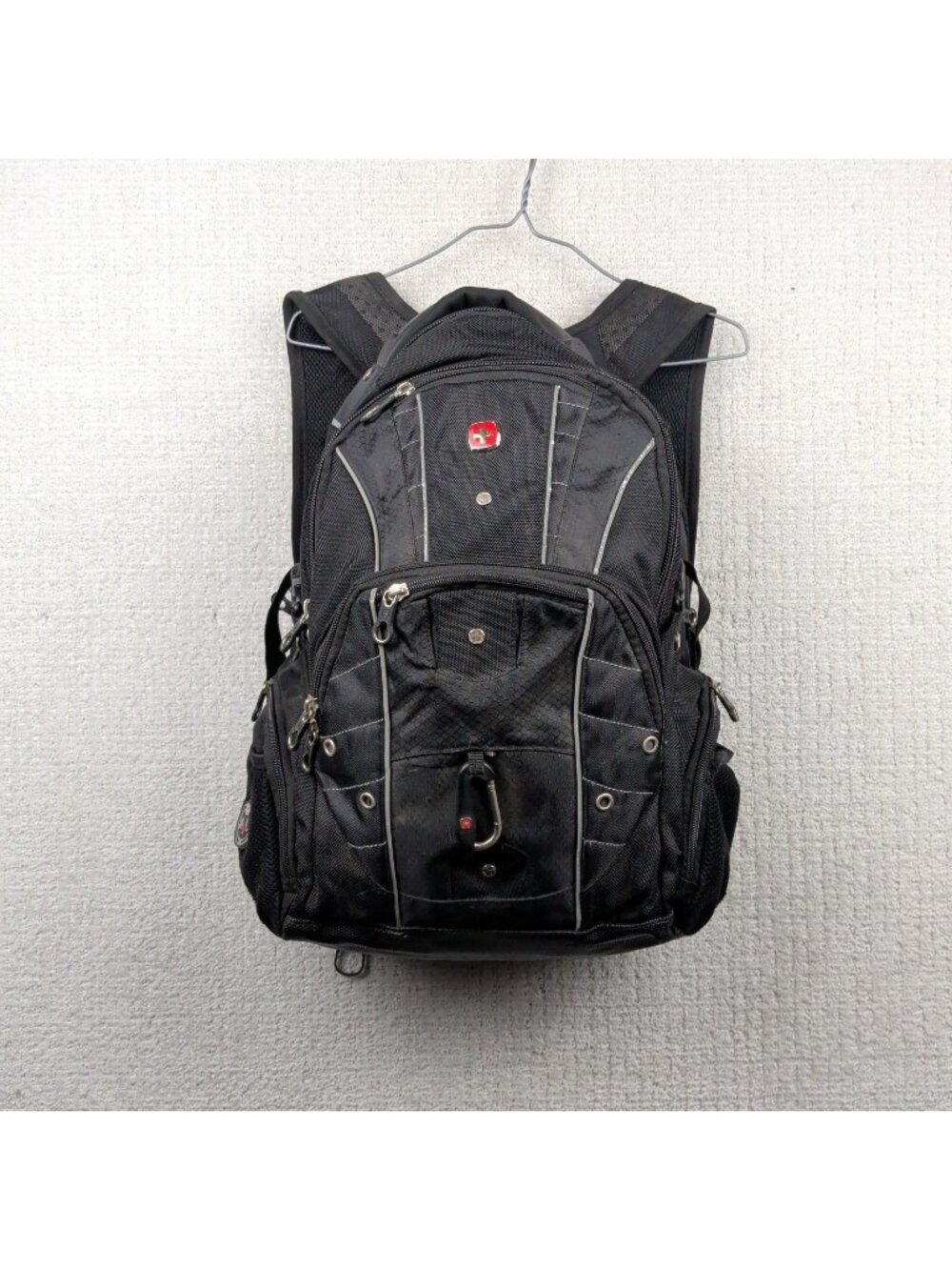 Y2K SwissGear Swiss Army Backpack Gorcpore Techwear Utility Commute Travel Read